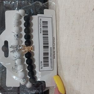 Crown Black White Bracelets Brand New